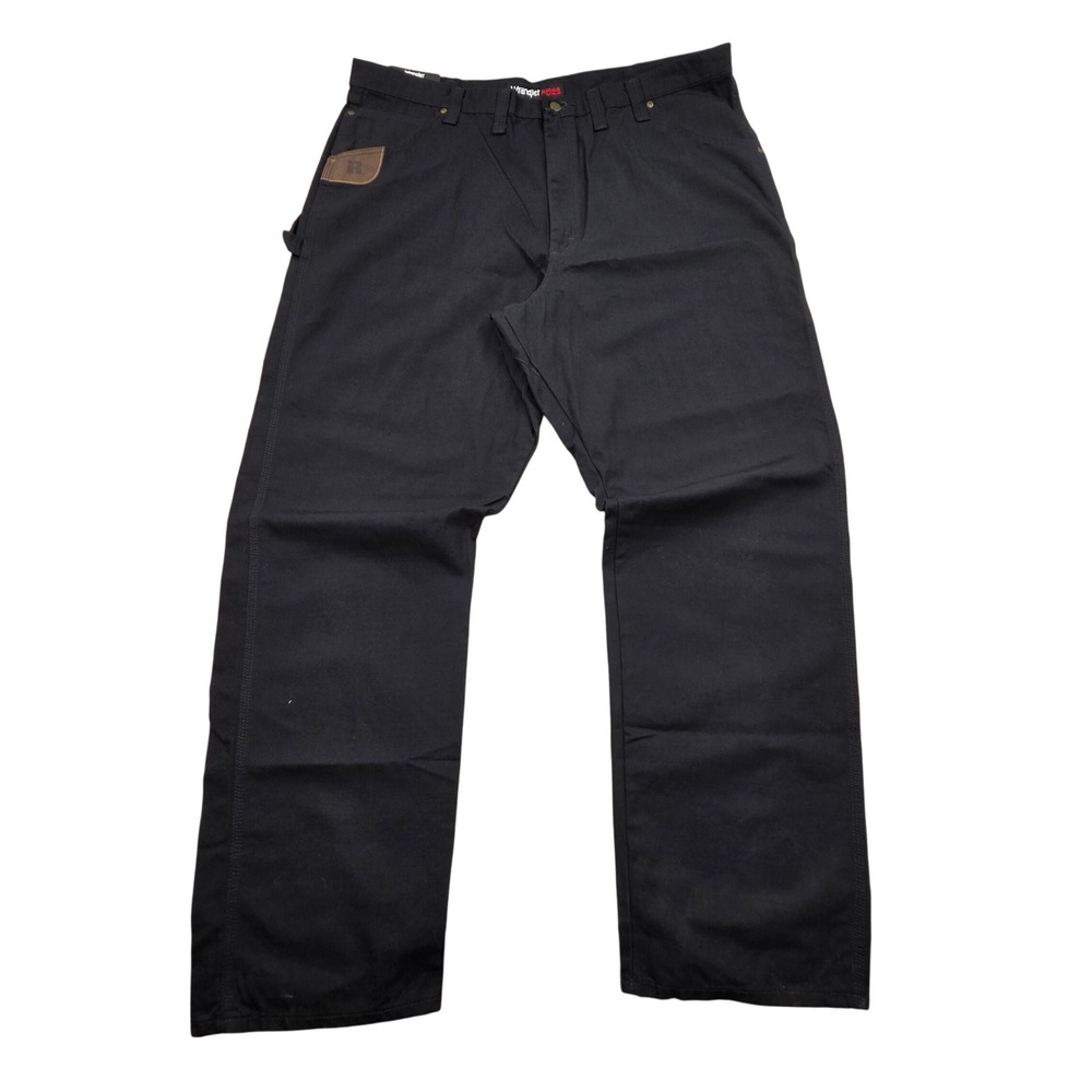 NWT Wrangler Riggs Carpenter Relaxed Fit Pants 103W020BL Black Mens 44x34